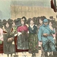 1914-1918 : Femmes déguisées en Alsaciennes